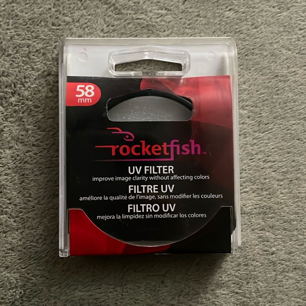 Rockfish 58mm UV Filter Camera Lens